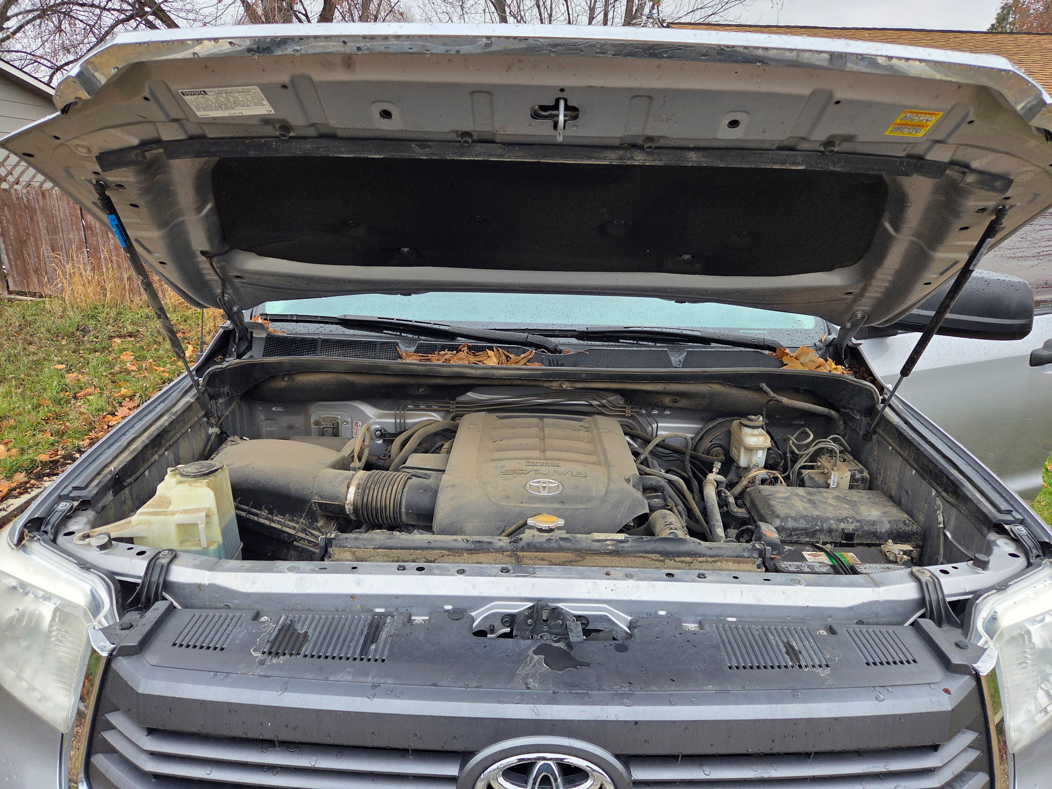 Toyota Engine Bay Detail Before